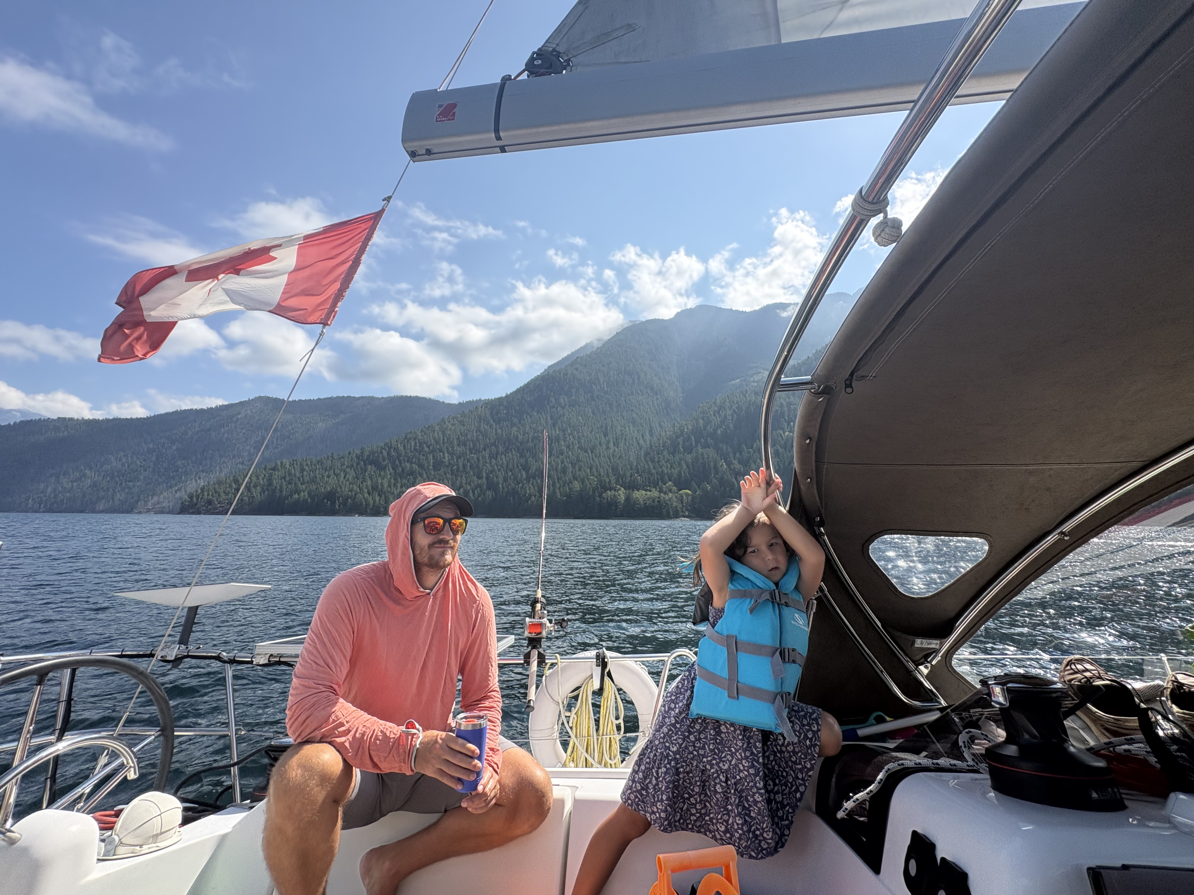 sailing to laura cove