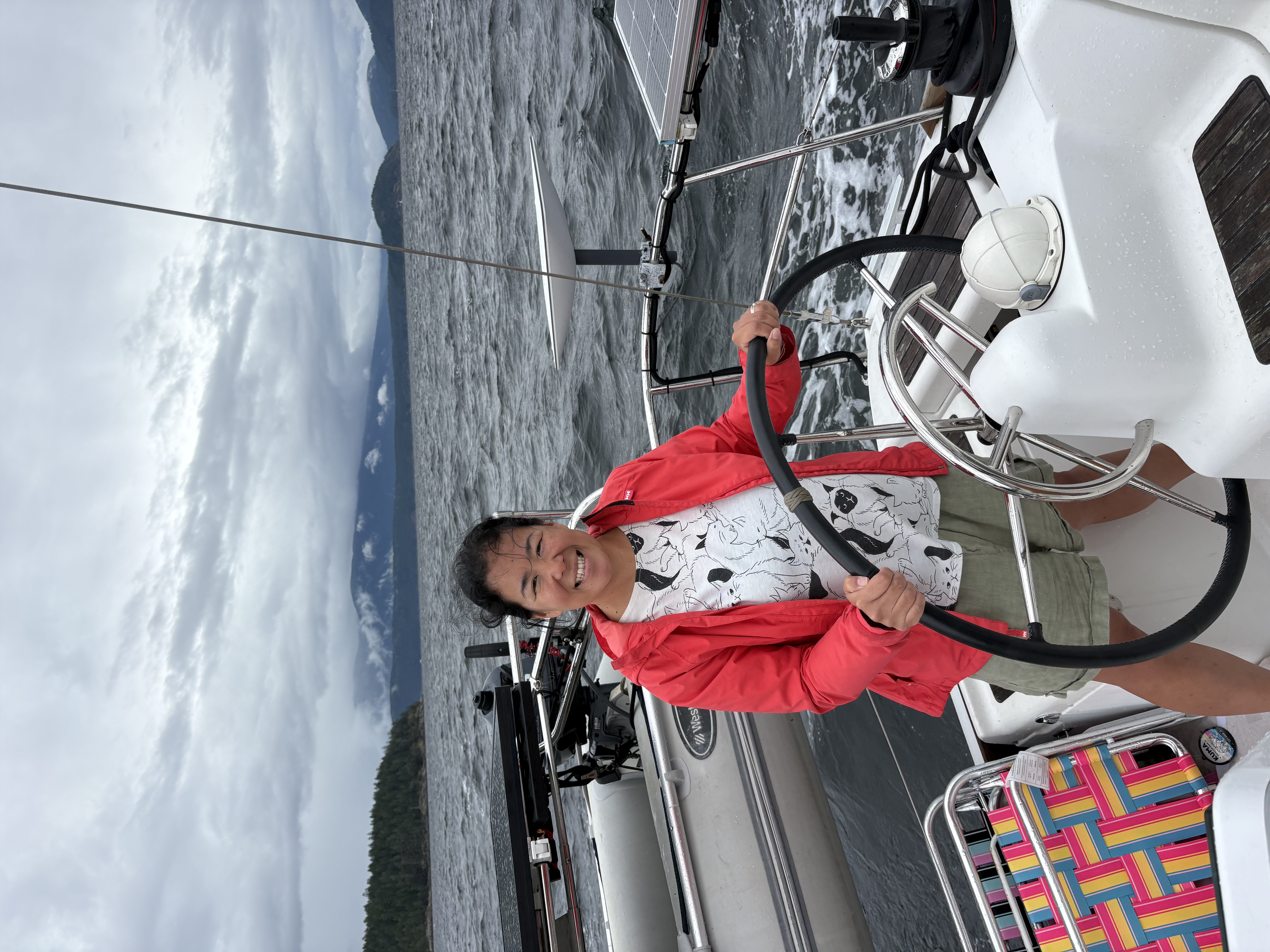 judy at helm