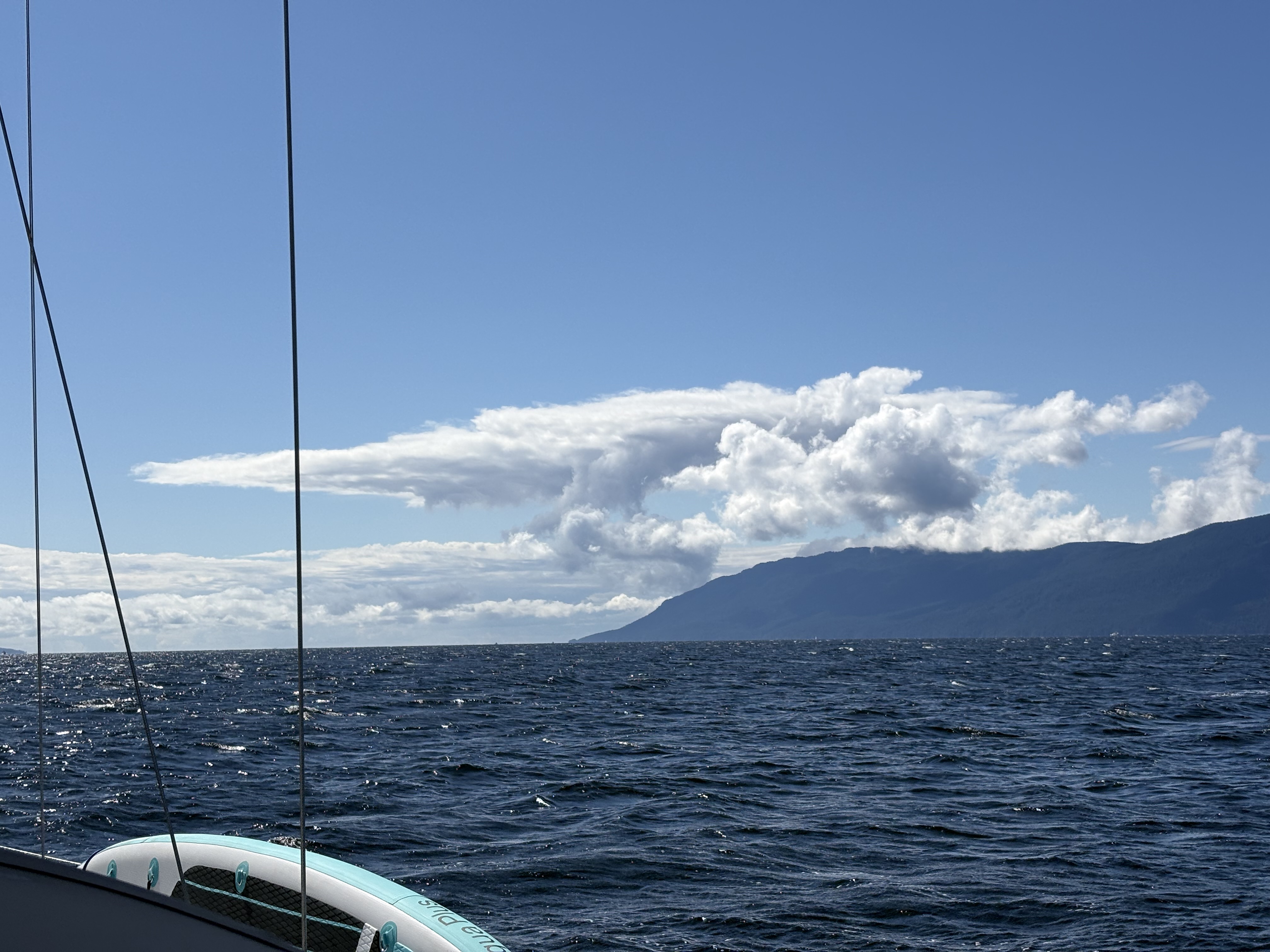 downwind cloud bank