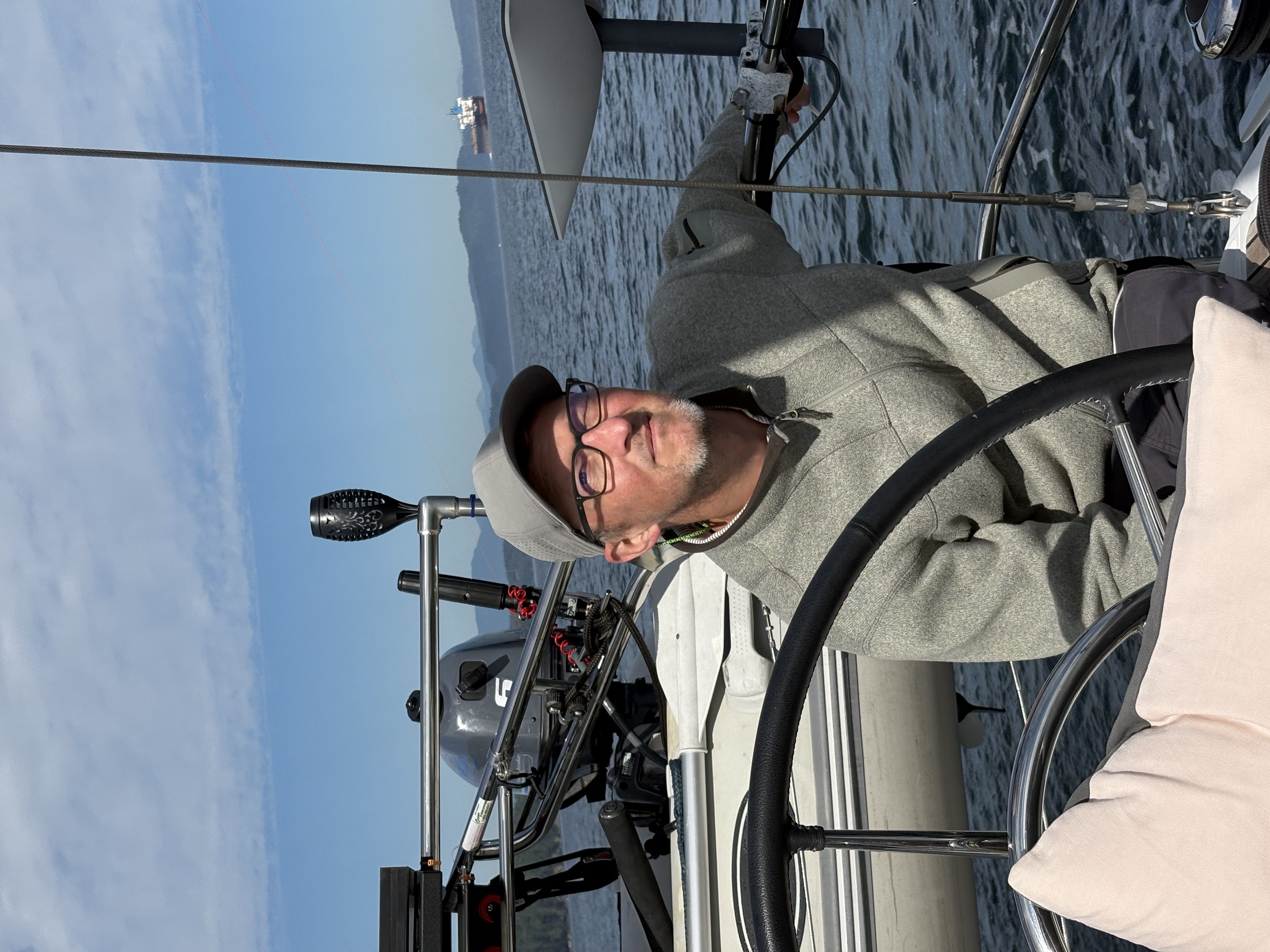 simon at helm