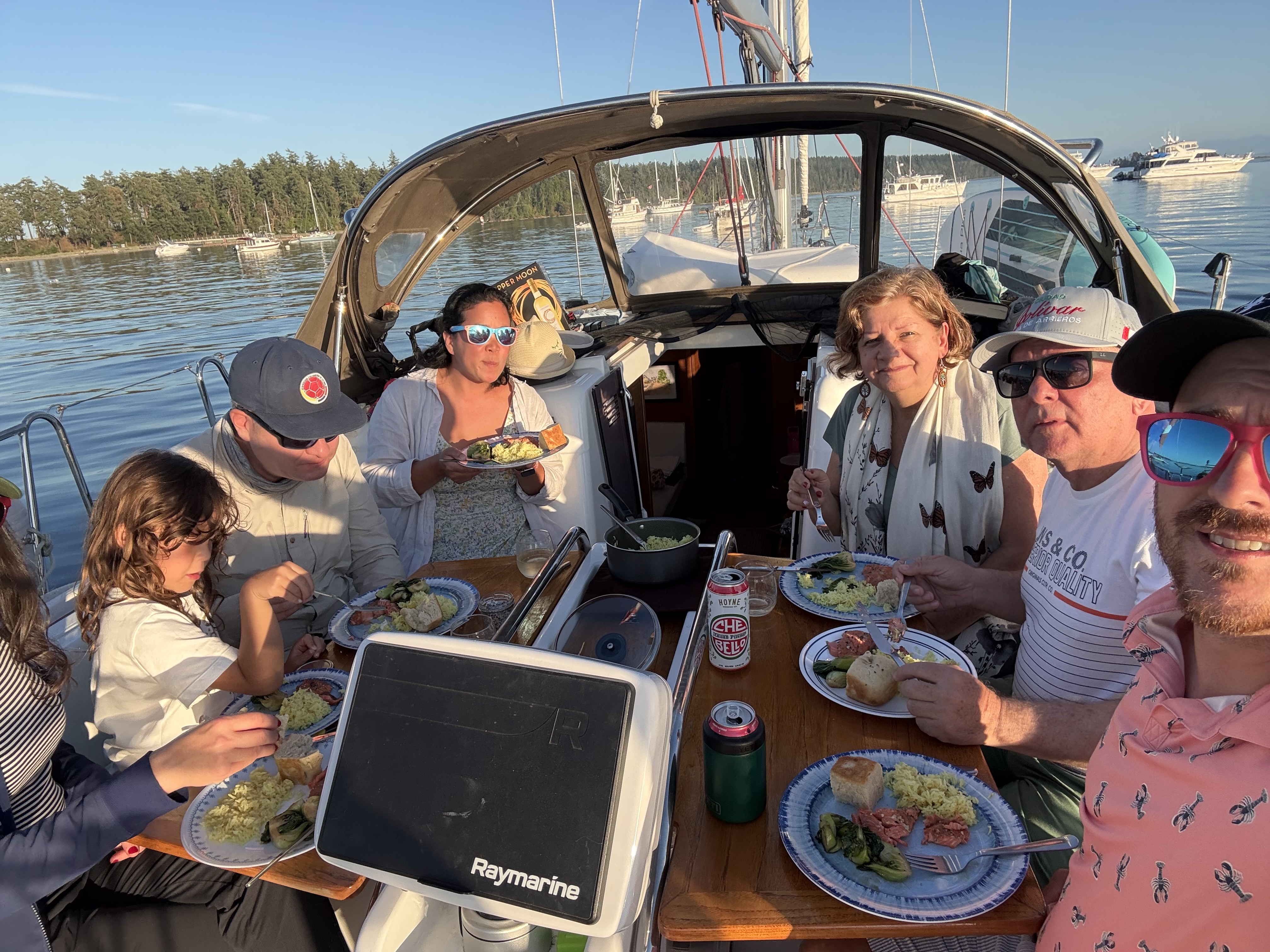 sunset dinner catch