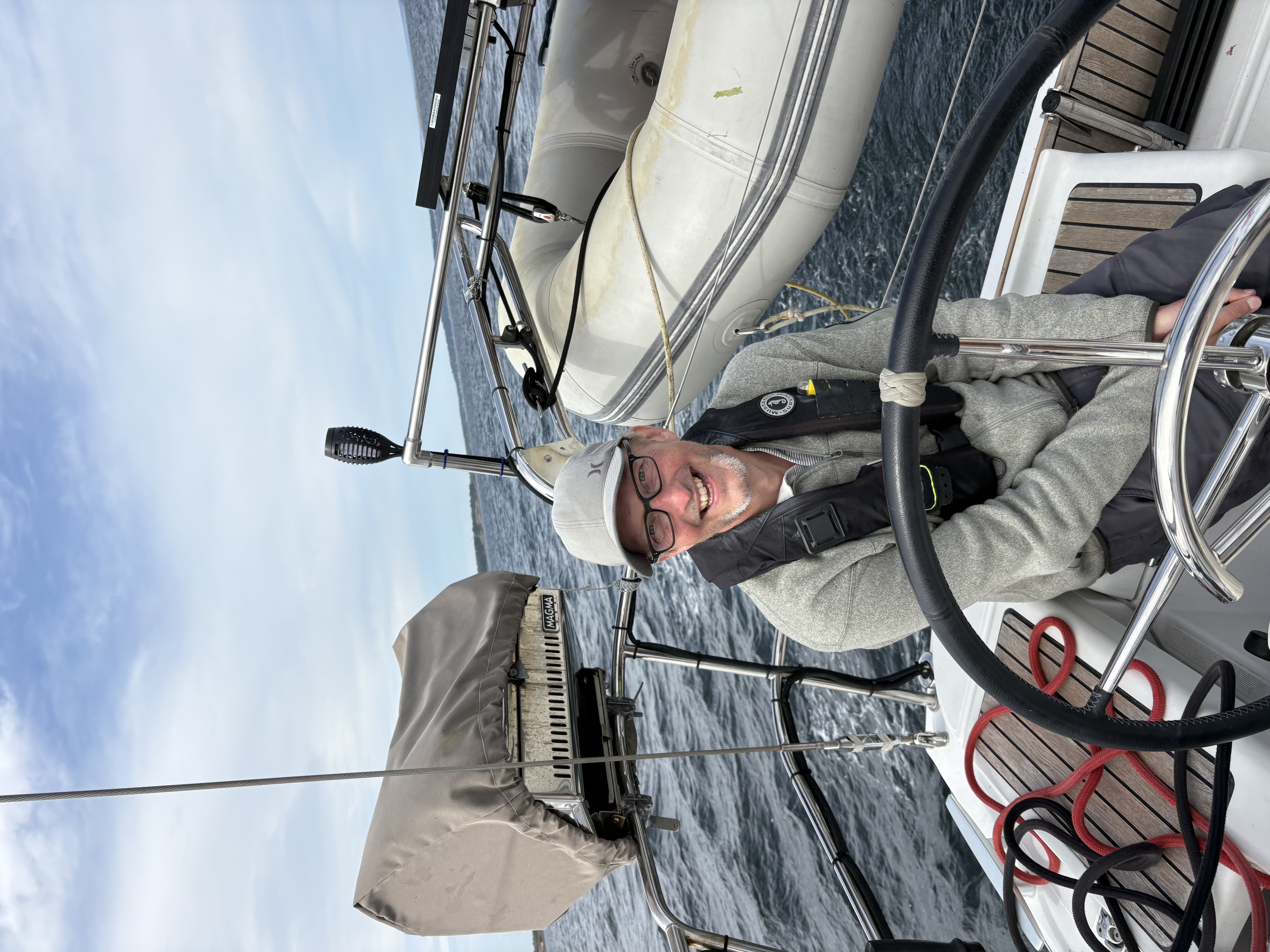 simon at helm